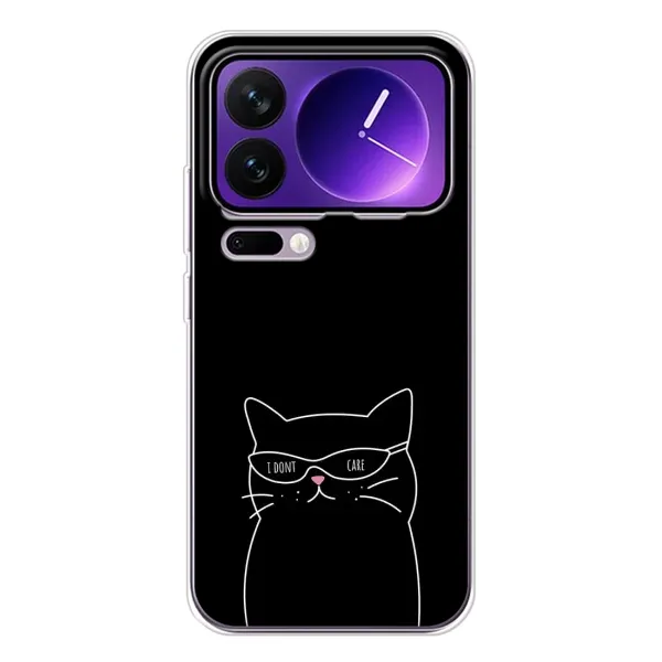 Чехол с принтом «Равнодушный кот» для Xiaomi 17 Pro Max Чехол с принтом «Равнодушный кот» для Xiaomi 17 Pro Max