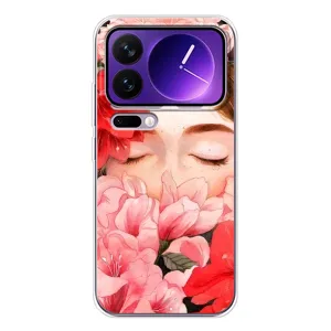 Чехлы (ART) Цветы на Xiaomi 17 Pro Max (VPrint) (Глаза в цветах)