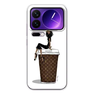 Чехлы Луи Витон для Xiaomi 17 Pro Max (AlphaPrint - LOUIS VUITTON) (кофе LOUIS VUITTON)