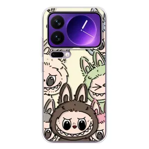 Чохол з Лабубу на Xiaomi 17 Pro Max (Золота мавпа Bored Ape)