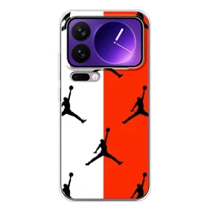 Чехлы для Xiaomi 17 Pro Max - с картинкой JORDAN (AlphaPrint) (Лого Джордан)