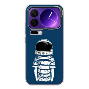 Чехол NASA для Xiaomi 17 Pro Max (AlphaPrint) (Мальчик в шлеме)