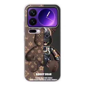 Крутые Чехлы Луи Виттон для Xiaomi 17 Pro Max (AlphaPrint) (Медведь Луи Витон)
