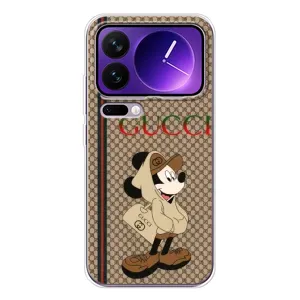 Чехлы ГУЧЧИ для Шяоми 17 Про Макс (AlphaPrint) (Mickey GUCCI)