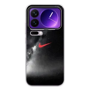 Чехол для Xiaomi 17 Pro Max - с принтом Найк (AlphaPrint) (Найк красный)