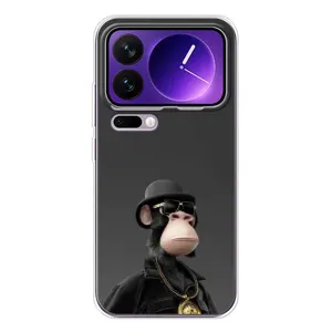 Чехлы с Обезьянами NFT для Xiaomi 17 Pro Max (AlphaPrint) (Обезьяна NFT)