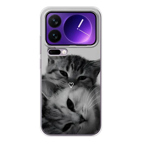 Чехол с принтом «Пара котов» для Xiaomi 17 Pro Max Чехол с принтом «Пара котов» для Xiaomi 17 Pro Max