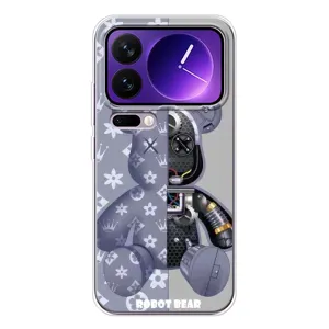 Крутые Чехлы Луи Виттон для Xiaomi 17 Pro Max (AlphaPrint) (Робот Мишка)