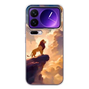 Чохол Король лев на Xiaomi 17 Про Макс (Сімба на скелі)
