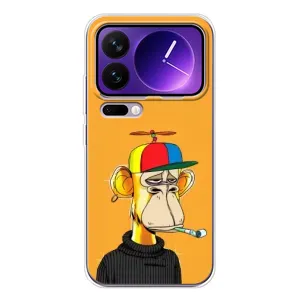 Чехлы с Обезьянами NFT для Xiaomi 17 Pro Max (AlphaPrint) (Скучающая Обезьяна NFT)