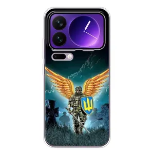 Чехлы с картинкой ЗСУ для Xiaomi 17 Pro Max (AlphaPrint) (Солдат ЗСУ)
