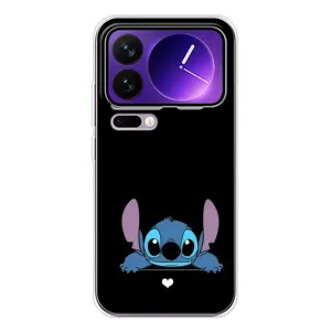 Чехол с принтом Стич на Xiaomi 17 Pro Max (Стич на черном)