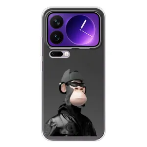 Чехлы с Обезьянами NFT для Xiaomi 17 Pro Max (AlphaPrint) (стильная обезьяна NFT)