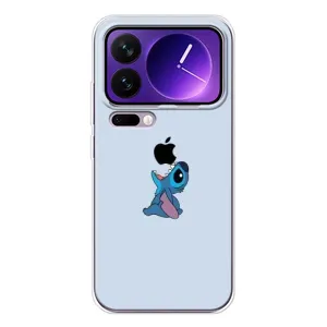 Чехол с принтом Стич на Xiaomi 17 Pro Max (Stitch apple)