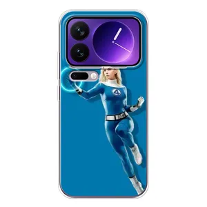 Чохол з принтом Фантастична четвірка для Xiaomi 17 Pro Max (Сью Сторм політ)