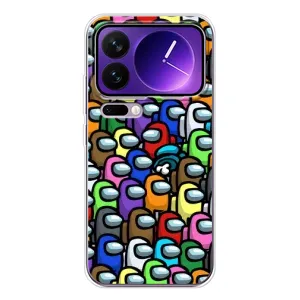 Чохли Амонг Ас для Xiaomi 17 Pro Max (AlphaPrint) (Убитий)