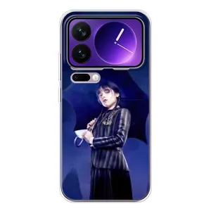 Чохли Венсдей на Xiaomi 17 Pro Max Уенсдей (AlphaPrint) (Венздей з парасолькою)