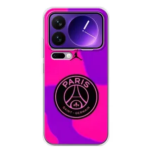 Чохли PSG для Xiaomi 17 Pro Max (AlphaPrint) (яскравий ПСЖ)