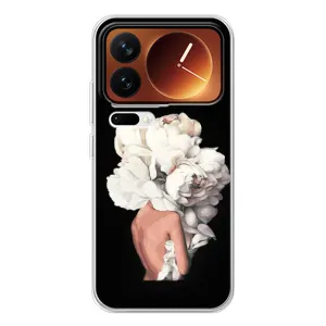 Чехлы (ART) Цветы на Xiaomi 17 Pro (VPrint) (Белые цветы)