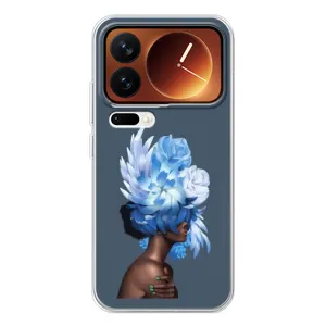 Чехлы (ART) Цветы на Xiaomi 17 Pro (VPrint) (Цветы на голове)