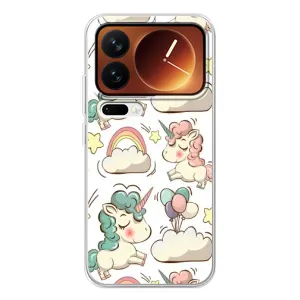 Чехол для Шяоми 17 Про - (Единорожки - Новинки) (AlphaPrint) (Единорожки)