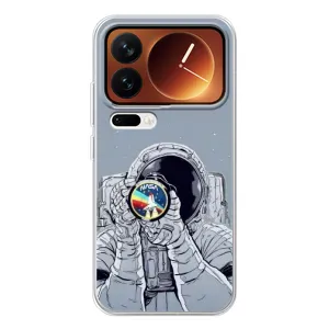 Чехол NASA для Xiaomi 17 Pro (AlphaPrint) (Космонавт фото)