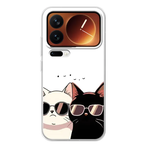 Чехол с принтом «Коты в очках» для Xiaomi 17 Pro Чехол с принтом «Коты в очках» для Xiaomi 17 Pro