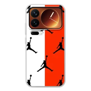 Чехлы для Xiaomi 17 Pro - с картинкой JORDAN (AlphaPrint) (Лого Джордан)