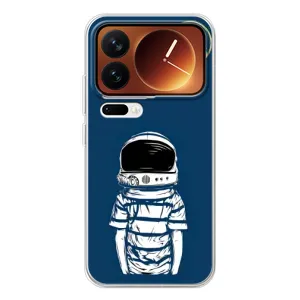 Чехол NASA для Xiaomi 17 Pro (AlphaPrint) (Мальчик в шлеме)
