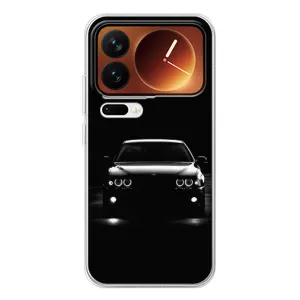 Чехол для Шяоми 17 Про - с принтом БМВ (AlphaPrint) (Машина BMW)