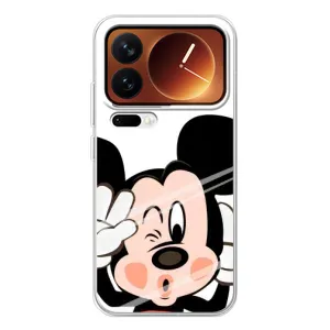Эксклюзивный чехол для Xiaomi 17 Pro (AlphaPrint - Мультяшные) (Маус Микки)