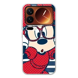 Эксклюзивный чехол для Xiaomi 17 Pro (AlphaPrint - Мультяшные) (Маус в очках)