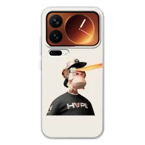 Чехлы с Обезьянами NFT для Xiaomi 17 Pro (AlphaPrint) (обезьяна NFT в очках)