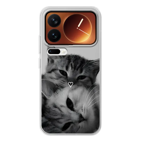 Чехол с принтом «Пара котов» для Xiaomi 17 Pro Чехол с принтом «Пара котов» для Xiaomi 17 Pro