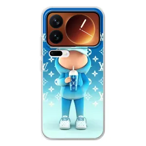 Крутые Чехлы Луи Виттон для Xiaomi 17 Pro (AlphaPrint) (Парень LV)