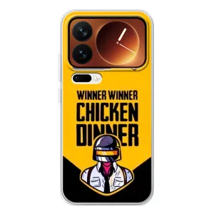 Чехол PUBG для Шяоми 17 Про (AlphaPrint) (Pubg шлем)