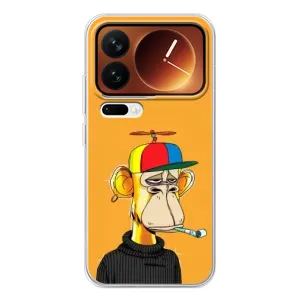 Чехлы с Обезьянами NFT для Xiaomi 17 Pro (AlphaPrint) (Скучающая Обезьяна NFT)