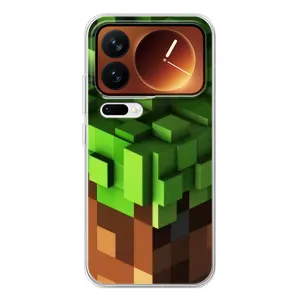 Чохол Майнкрафт на Xiaomi 17 Pro (AlphaPrint) Minecraft (текстура Майнкрафт)