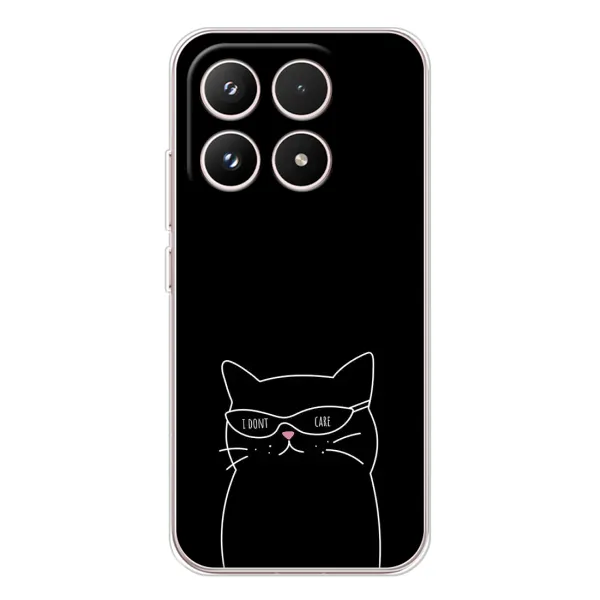Чехол с принтом «Равнодушный кот» для Xiaomi 17 Чехол с принтом «Равнодушный кот» для Xiaomi 17
