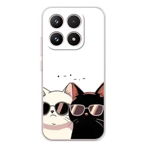 Чехол с принтом «Коты в очках» для Xiaomi 17