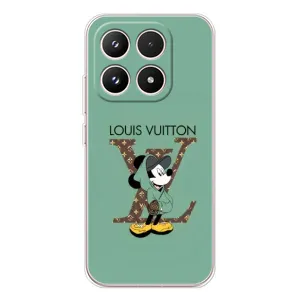 Чехлы Луи Витон для Xiaomi 17 (AlphaPrint - LOUIS VUITTON) (Микки Маус LV)