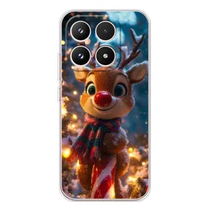 Яркий чехол для Xiaomi 17 с Зимними Оленятами