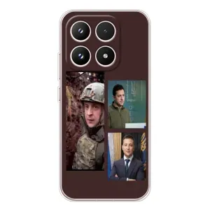 Чехол для Xiaomi 17 (AlphaPrint - с принтом Зеленского)