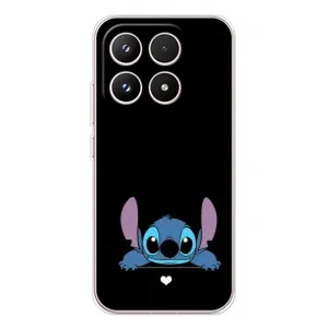 Чехол с принтом Стич на Xiaomi 17 (Стич на черном)