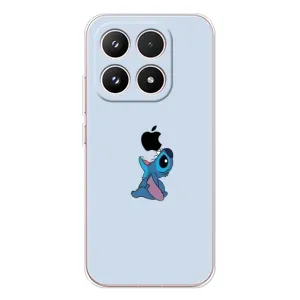 Чехол с принтом Стич на Xiaomi 17 (Stitch apple)