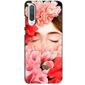 Чехлы (ART) Цветы на Xiaomi CC9 (VPrint) (Глаза в цветах)