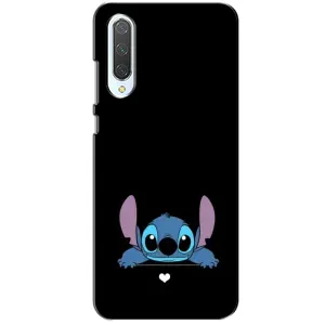 Чехол с принтом Стич на Xiaomi CC9 (Стич на черном)