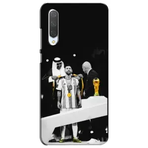 Чехлы для Xiaomi Mi CC9e (Leo чемпион) (AlphaPrint) (Месси в накидке)