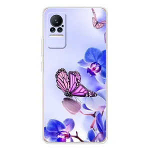 Чехлы с Цветами для Xiaomi Civi 1S (VPrint) (Бабочка на цветочке)