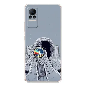Чехол NASA для Xiaomi Civi 1S (AlphaPrint) (Космонавт фото)